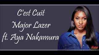 Major Lazer ft Aya Nakamura  Cest Cuit LyricsParoles [upl. by Anitsirhk]