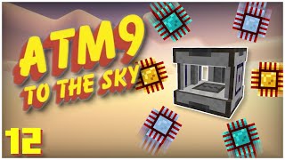 Minecraft ATM9 To The Sky  Ep 12  AE2 Inscriber Automation With Modular Routers [upl. by Salis]