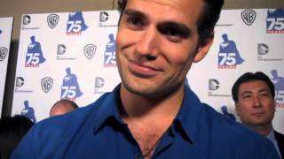 Henry Cavill talks love life at SDCC2013 [upl. by Ainoek]