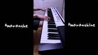 Amaranthe  Amaranthine Piano Version [upl. by Chrissy]