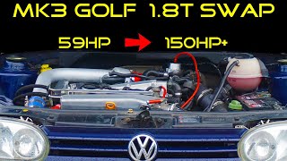 MK3 GOLF 20VT ENGINE SWAP  EVERYTHING YOU NEED [upl. by Ettevey824]