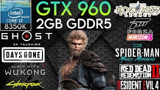 GTX 960 2GB  I3 8350K amp 16GB Ram  Test In 10 Games In 2024 [upl. by Alien30]