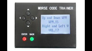 Morse Code Trainer Shortwave Ham Radio Telegraph CW Auto Key Station Transmitter [upl. by Allac]