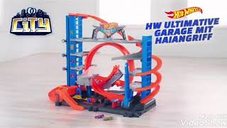 Hot Wheels FTB69  City Ultimate Parkgarage und Parkhaus für Kinder Garage mit Hai [upl. by Ecirehs169]