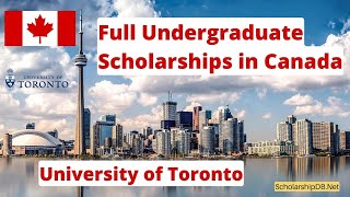 University of Toronto full undergraduate scholarships in Canada Lester B Pearson [upl. by Grosberg]