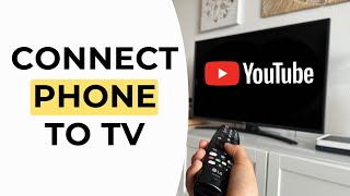 How to Connect a Phone to a TV on YouTube  Full Guide [upl. by Phylis]