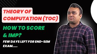 Few Days Left For Endsem Exam What to Do For Theory of computation TOC  toc sppuexam [upl. by Traggat351]