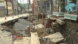 Historic Ellicott City Faces Long Recovery After Flooding [upl. by Fernandez644]