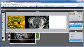 Pixlr tutorial Work with Layers to Make a Banner [upl. by Ty]