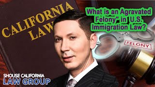 What is an quotaggravated felonyquot in US immigration law [upl. by Gar229]