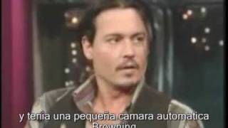 johnny depp on david letterman part 3 subtitulado [upl. by Eyahc]