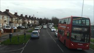 FULL ROUTE VISUAL  London Bus Route 282  Mount Vernon Hospital to Ealing Hosp  TE1738 SN09CFO [upl. by Woodley]