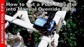 Pool Valve Actuator Manual Mode amp Manual Override part 1 of 2 [upl. by Vanzant]