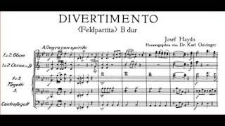 Haydns Divertimento in Bflat major Movt 1 Allegro con spirito [upl. by Llennej]