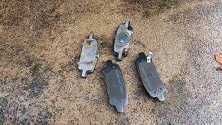 Nissan Rogue XTrail T32 Rear Brake Pads and happily no puncture [upl. by Emse525]