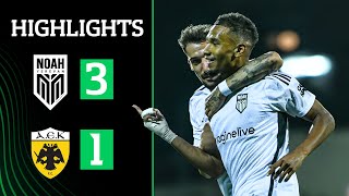 Noah 31 AEK Athens UEFA Conference League 3rd Qualifying Round 1st Leg  Highlights [upl. by Bergeron]