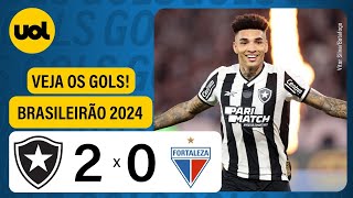 BOTAFOGO FAZ 2 A 0 NO FORTALEZA COM DOIS GOLS DE IGOR JESUS [upl. by Nytsrik]