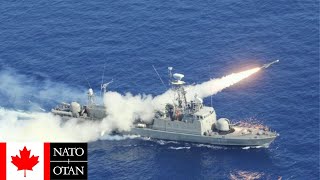 Dozens of Rebel Ships in the Red Sea Attacked by Royal Canadian Navy Ships [upl. by Assilem]