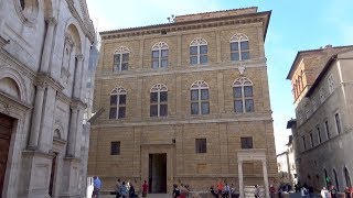 Piccolomini Palace Pienza Siena Tuscany Italy Europe [upl. by Colfin]