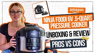 Ninja Foodi 65 qt Pressure Cooker amp Air Fryer Review amp Unboxing in under 2 minutes  Amazoncom [upl. by Yrak778]