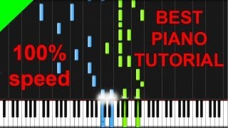 Yan Tiersen  La Valse Des Monstres piano tutorial [upl. by Thinia]