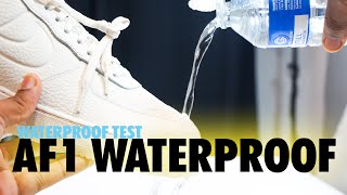 WATERPROOF TEST Nike Air Force 1 ProTech Waterproof Phantom Summit White Schopes 4K FB8875 003 [upl. by Kendricks429]