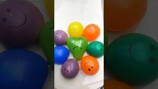 Balloon popping 🎊🎈 reverse balloon popping balloonpop shortsviralvideoasmr [upl. by Inalial]