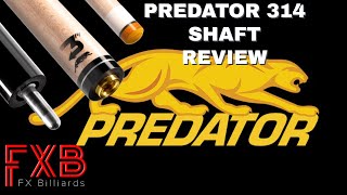 PREDATOR 314 SHAFT THE STANDARD FOR ALL LOW DEFLECTION SHAFTS  What makes it great Pool Lessons [upl. by Amla]