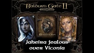 Jaheira jealous over Viconia Baldurs Gate II dialog  Fully voiced [upl. by Dumas892]