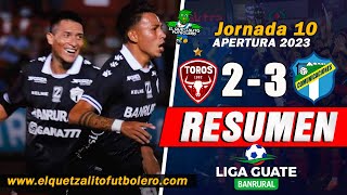 REMONTADA CREMA  Malacateco 2 vs Comunicaciones 3  Jornada 10 Apertura 2023 RESUMEN COMPLETO [upl. by Daren]