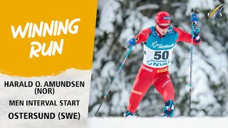 Amundsen keeps Norway still unbeaten in the Mens 10k  FIS Cross Country World Cup 2324 [upl. by Onifled]