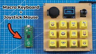 DIY Macro Keyboard with Joystick  Raspberry Pi Pico [upl. by Natek]