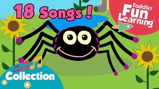 Incy Wincy Spider and More Nursery Rhymes for children  Children Songs  Toddler Fun Learning [upl. by Godric]