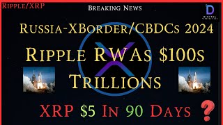 RippleXRPRussiaBig Year For XBorder PymtsCBDCsRipple amp RWAs100s Trillions XRP 5 In 90 Days [upl. by Amej]