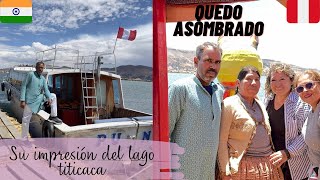 MI SUEGRO HINDÚ QUEDÓ ASOMBRADO CON EL LAGO TITICACA 🇮🇳🇵🇪 [upl. by Karlotte]