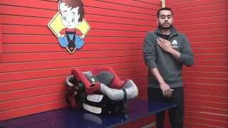 Britax Chaperone Infant Car Seat How to Adjust Harness Strap Height [upl. by Lumbye]