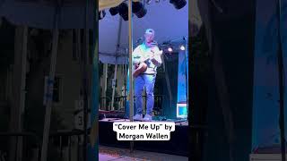 Snippet of Cover Me Up by Morgan countrymusic guitarcover [upl. by Bunting]