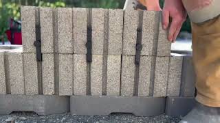 How to build a modern retaining wall using Belgard’s Melville Tandem modular blocks [upl. by Doniv]