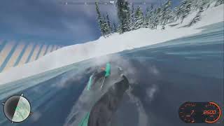 Water Skipping On Sledders Awesome Game [upl. by Akirahs]