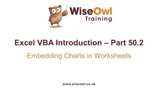 Excel VBA Introduction Part 502  Embedding Charts in Worksheets [upl. by Dlaniger]