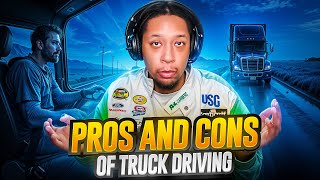 The REAL Truth About Being a TRUCK DRIVER HONEST TRUTH 😳 trucking [upl. by Ardnik]