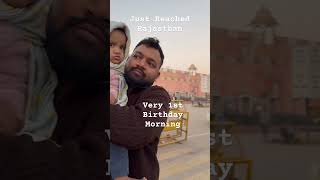 Good morning pink city jaipur rajasthan one year birthday celebration baby youtubeshorts [upl. by Iphigenia]