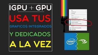 Usa gráficos integrados y dedicados a la vez GPU  IGPU [upl. by Rainie827]