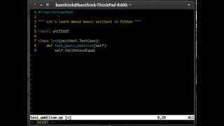 Basic Introduction on Unittest in Python [upl. by Tupler755]