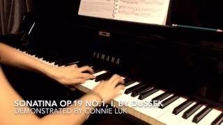 ABRSM Piano 20152016 Grade 5 A2 Allegro non tanto 1st movement from Sonatina in G Op 19 No1 [upl. by Neeruan]