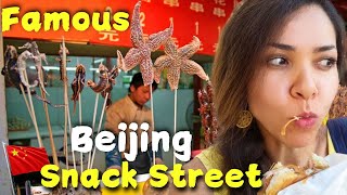 Eating My Way Through Beijing’s FANTASTIC SNACK STREET [upl. by Nonaihr412]