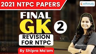 900 AM  RRB NTPC 2021  GK by Shipra Maam  Final GK Papers Revision For NTPC [upl. by Jochbed]