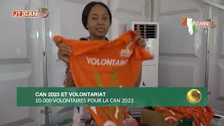 10 000 volontaire recrutés pour la Can Côte dIvoire 2023 [upl. by Shelah]