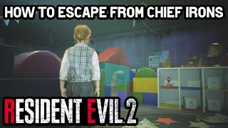 Escape From Chief Irons  Resident Evil 2 Remake [upl. by Iene653]