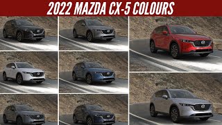 2022 Mazda CX5 SUV – All Color Options – Images  AUTOBICS [upl. by Fatimah]